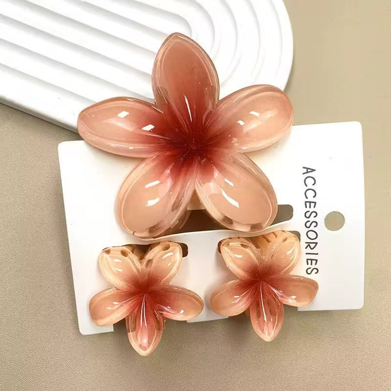 Flower Clip Trio