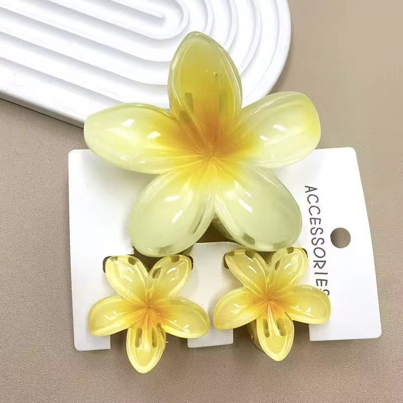 Flower Clip Trio
