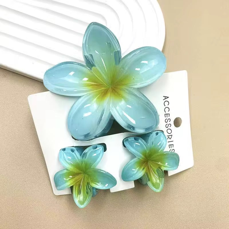 Flower Clip Trio