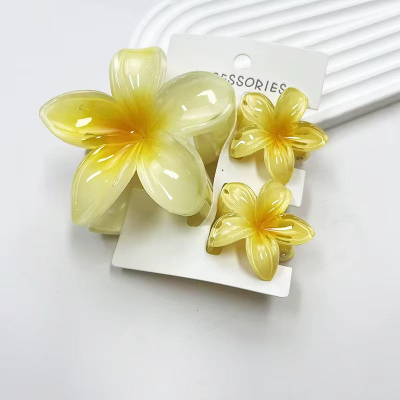 Flower Clip Trio