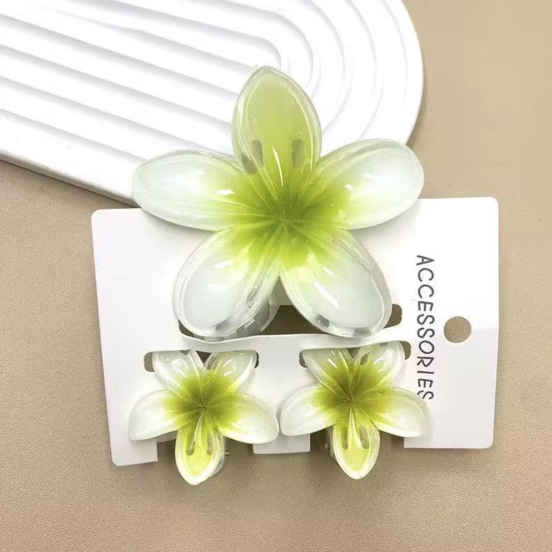 Flower Clip Trio