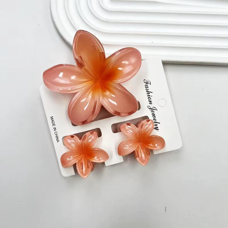 Flower Clip Trio