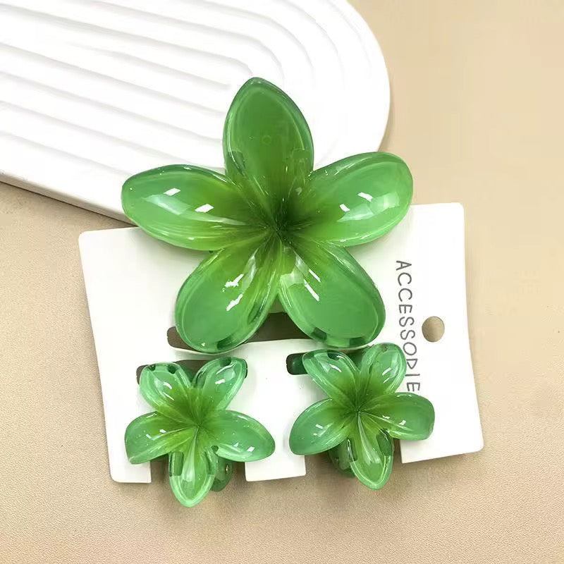 Flower Clip Trio