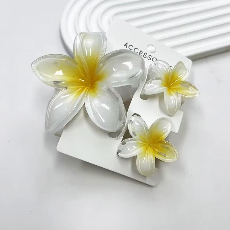Flower Clip Trio