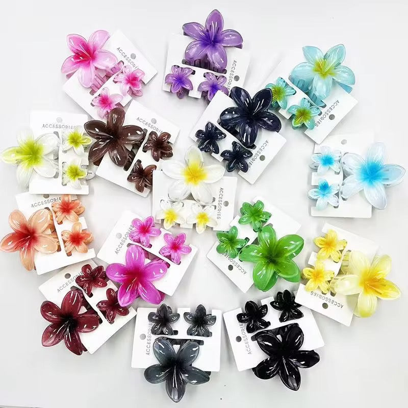 Flower Clip Trio