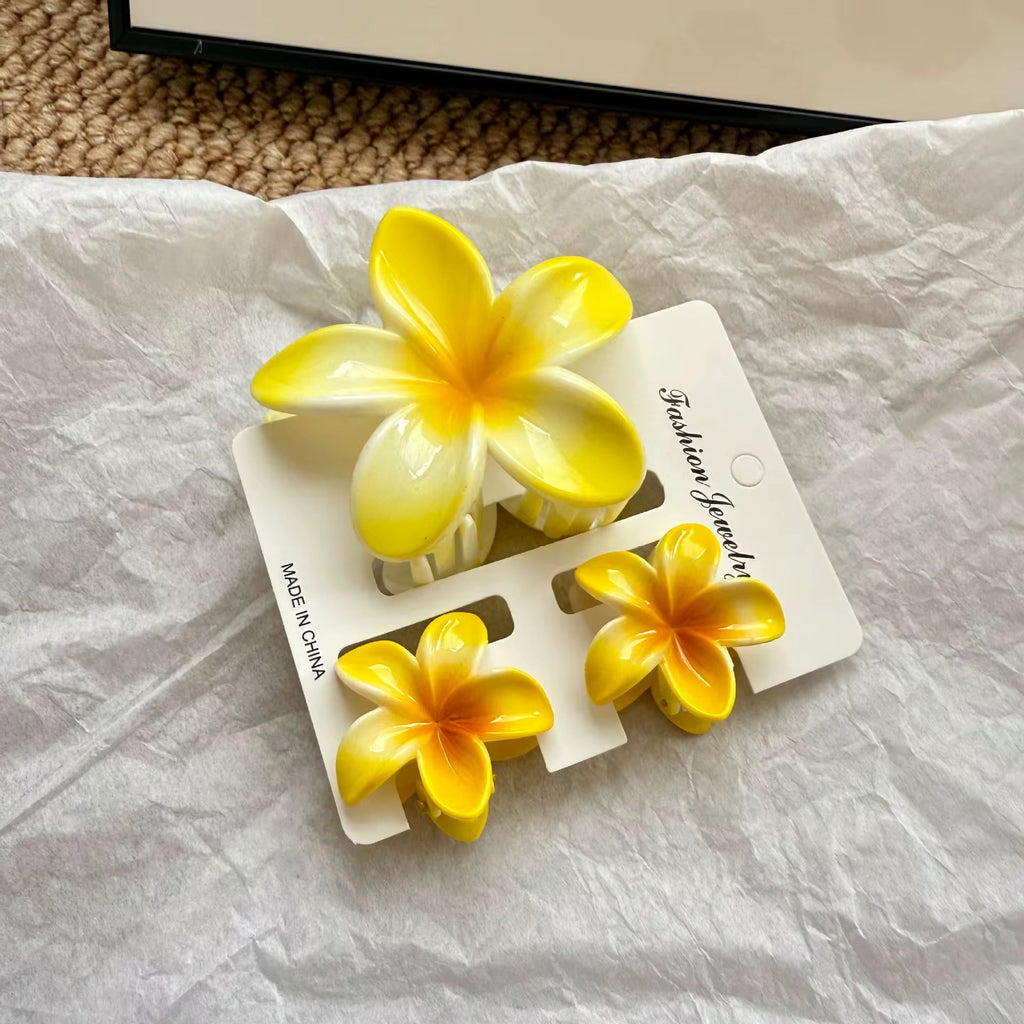 Flower Clip Trio