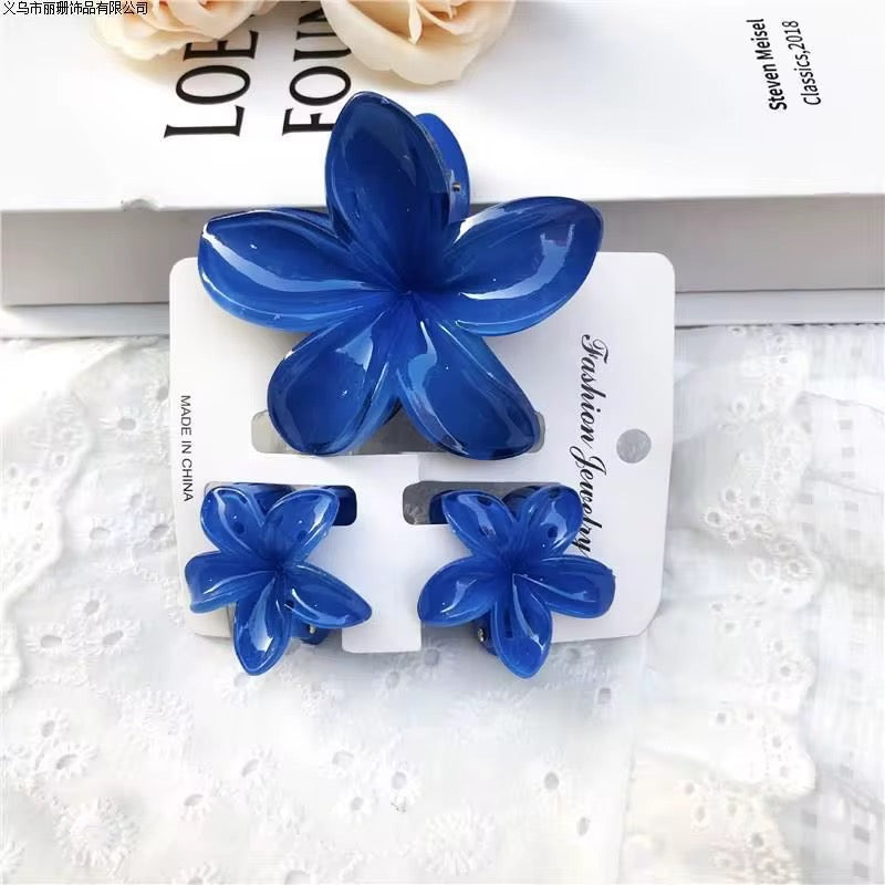 Flower Clip Trio