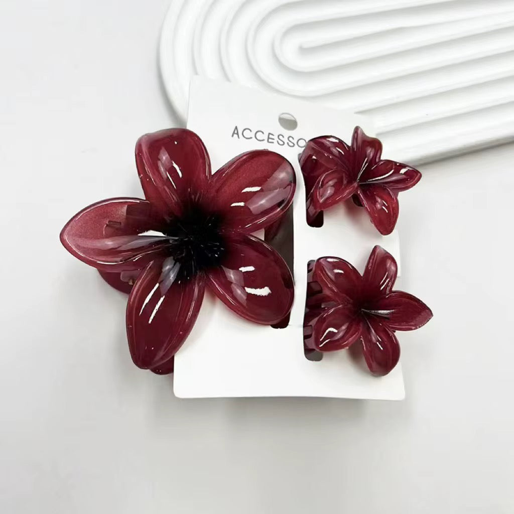 Flower Clip Trio