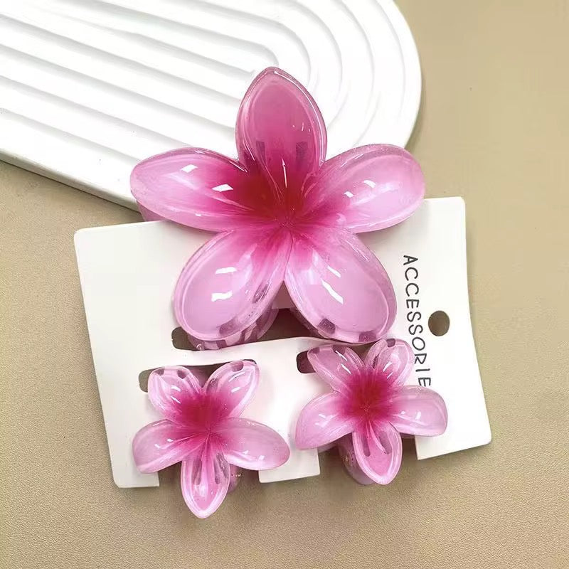 Flower Clip Trio