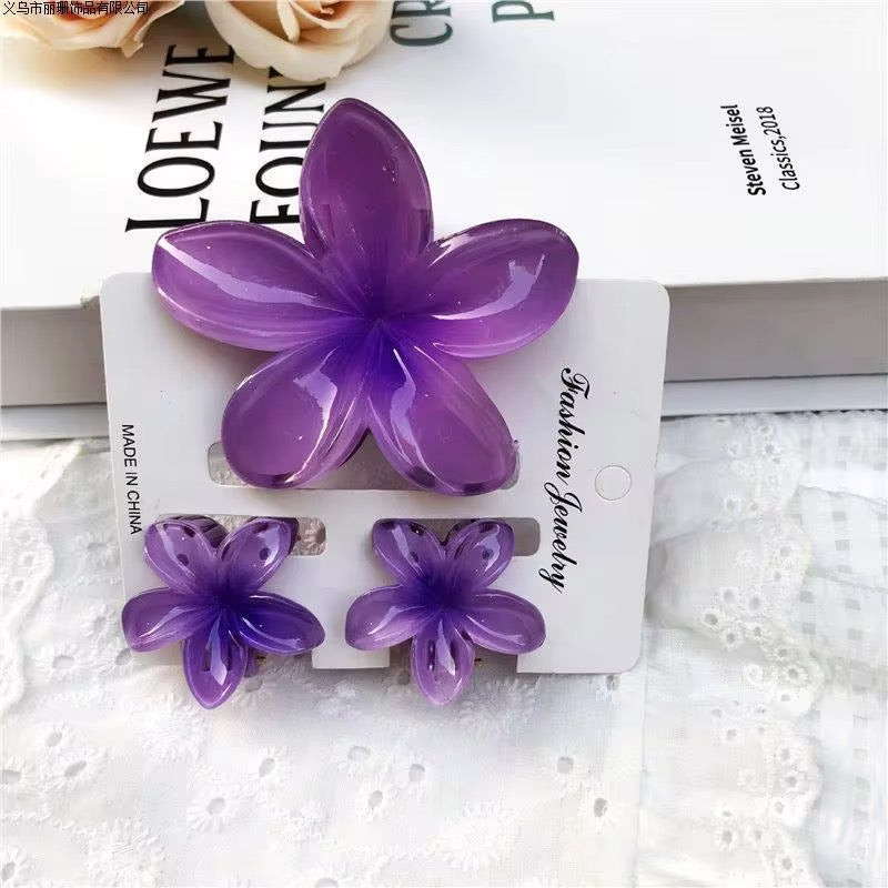 Flower Clip Trio
